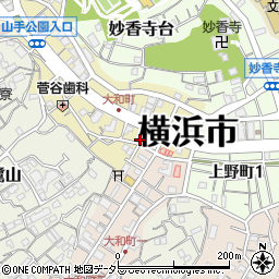 ショウケンレジデンス横浜山手周辺の地図