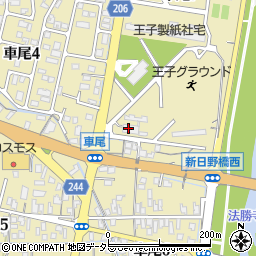 王子製紙株式会社　米子工場大山寮周辺の地図