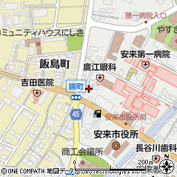 安松住宅サービス周辺の地図