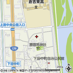 鳥取県倉吉市下田中町90周辺の地図