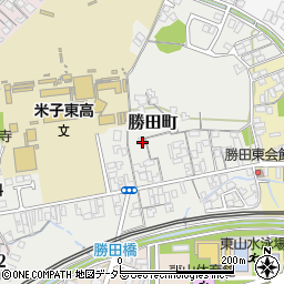 鳥取県米子市勝田町175周辺の地図