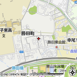 鳥取県米子市勝田町42周辺の地図