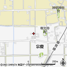 岐阜県本巣市宗慶13周辺の地図