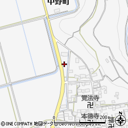 滋賀県長浜市中野町873周辺の地図