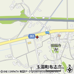 島根県松江市玉湯町布志名374周辺の地図
