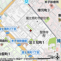鳥取県米子市冨士見町91周辺の地図