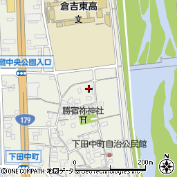 鳥取県倉吉市下田中町89周辺の地図