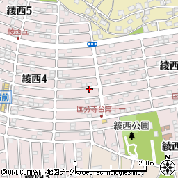 神奈川県綾瀬市綾西周辺の地図