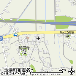 島根県松江市玉湯町布志名183周辺の地図