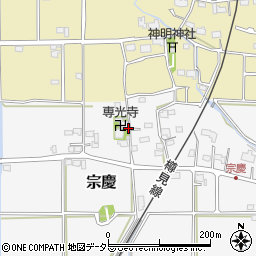 岐阜県本巣市宗慶24周辺の地図