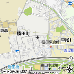 鳥取県米子市勝田町67周辺の地図