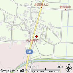 滋賀県高島市今津町深清水626周辺の地図