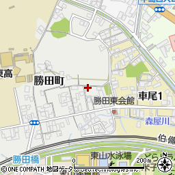鳥取県米子市勝田町69周辺の地図