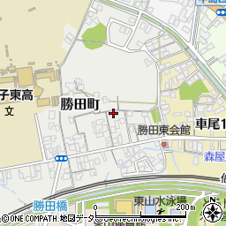 鳥取県米子市勝田町43周辺の地図