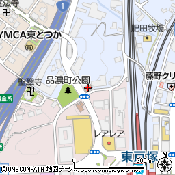 東戸塚駅西口郵便局 ＡＴＭ周辺の地図
