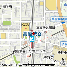 鳥清 高座渋谷店周辺の地図