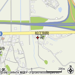 島根県松江市玉湯町布志名80周辺の地図