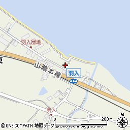 羽入公会堂周辺の地図