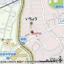 いちょう団地上飯田集会所周辺の地図