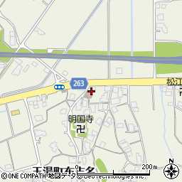 島根県松江市玉湯町布志名188周辺の地図