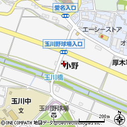 神奈川県厚木市小野490周辺の地図