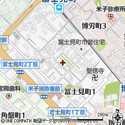 鳥取県米子市冨士見町89周辺の地図