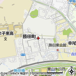 鳥取県米子市勝田町112周辺の地図