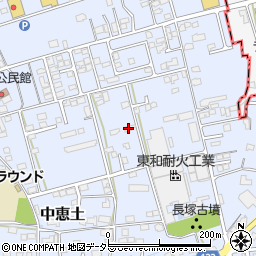 岐阜県可児市中恵土39周辺の地図