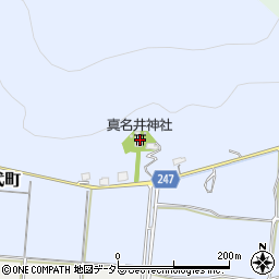 真名井神社周辺の地図