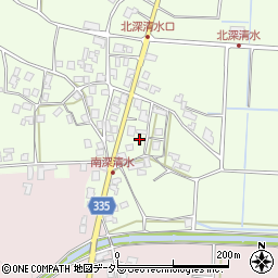 滋賀県高島市今津町深清水634周辺の地図