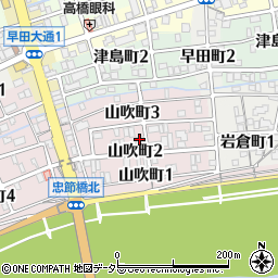 だるま堂製菓株式会社　直売店周辺の地図
