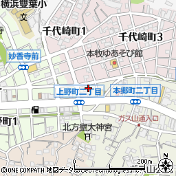 ＧＲＡＮＤＬＥＡＶＥＬＬ横浜山手周辺の地図