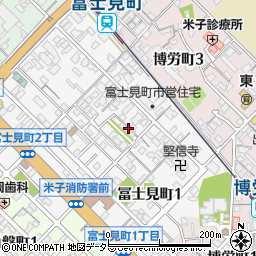 鳥取県米子市冨士見町周辺の地図