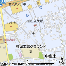 岐阜県可児市中恵土86周辺の地図