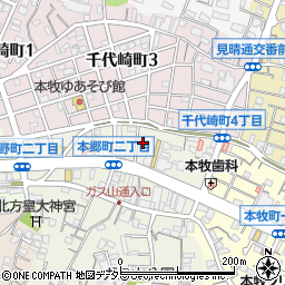 三井のリパーク横浜本郷町２丁目周辺の地図