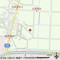 滋賀県高島市今津町深清水580周辺の地図
