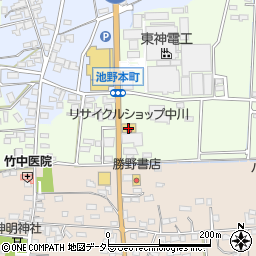 リサイクルショップミナクル池田店周辺の地図