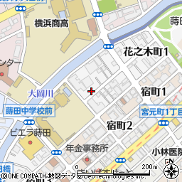 神奈川県横浜市南区花之木町周辺の地図