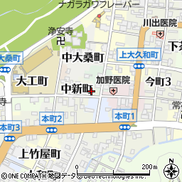 岐阜県岐阜市中新町5周辺の地図