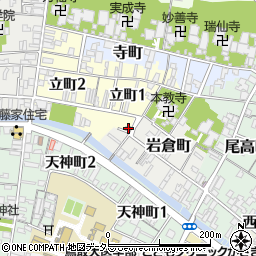 岡本一銭屋周辺の地図