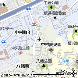 神奈川県横浜市南区八幡町6周辺の地図