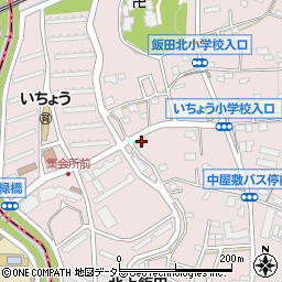神奈川県横浜市泉区上飯田町3653周辺の地図