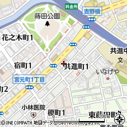 神奈川県横浜市南区宮元町1丁目19周辺の地図