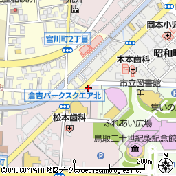 鳥取県倉吉市住吉町126-1周辺の地図