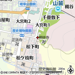 岐阜県岐阜市小椎谷周辺の地図