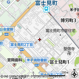 鳥取県米子市冨士見町101周辺の地図