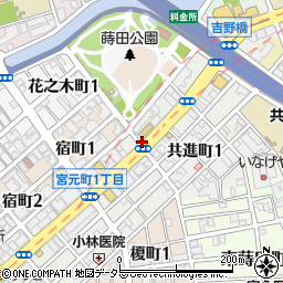 神奈川県横浜市南区宮元町1丁目周辺の地図