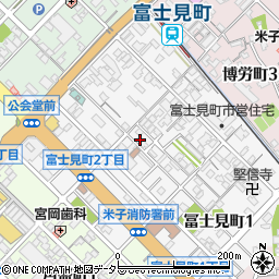 鳥取県米子市冨士見町112-4周辺の地図