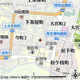岐阜県岐阜市益屋町周辺の地図