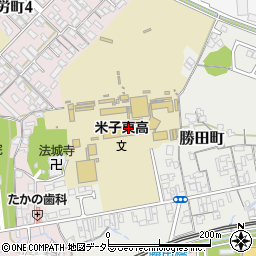 鳥取県米子市勝田町1周辺の地図